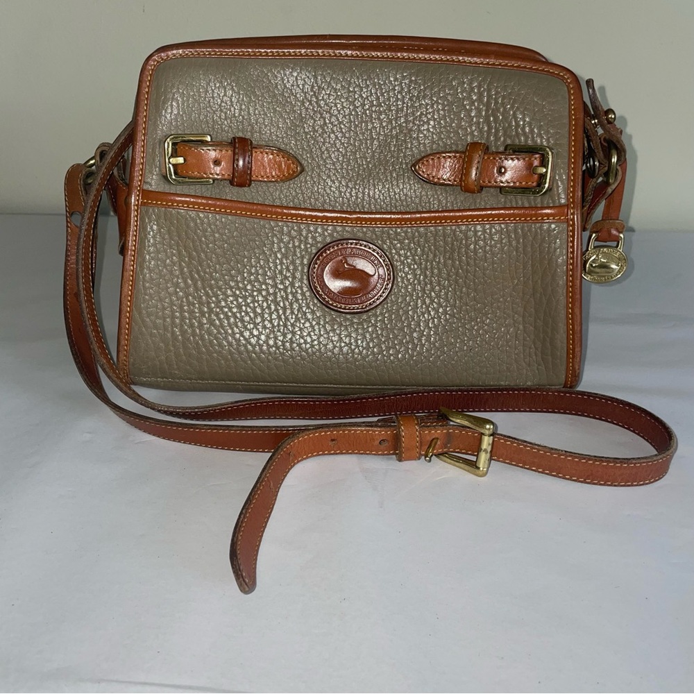 DOONEY & BOURKE AWL Buckle Zip Top Shoulder Bag